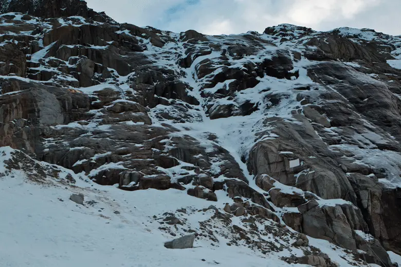 Enfin l'accès au refuge 