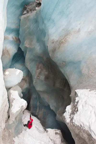 La gueule de la mer des glace