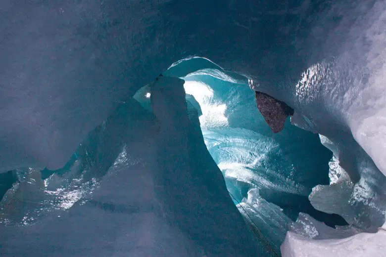 La descente dans le tourbillon des glaces 