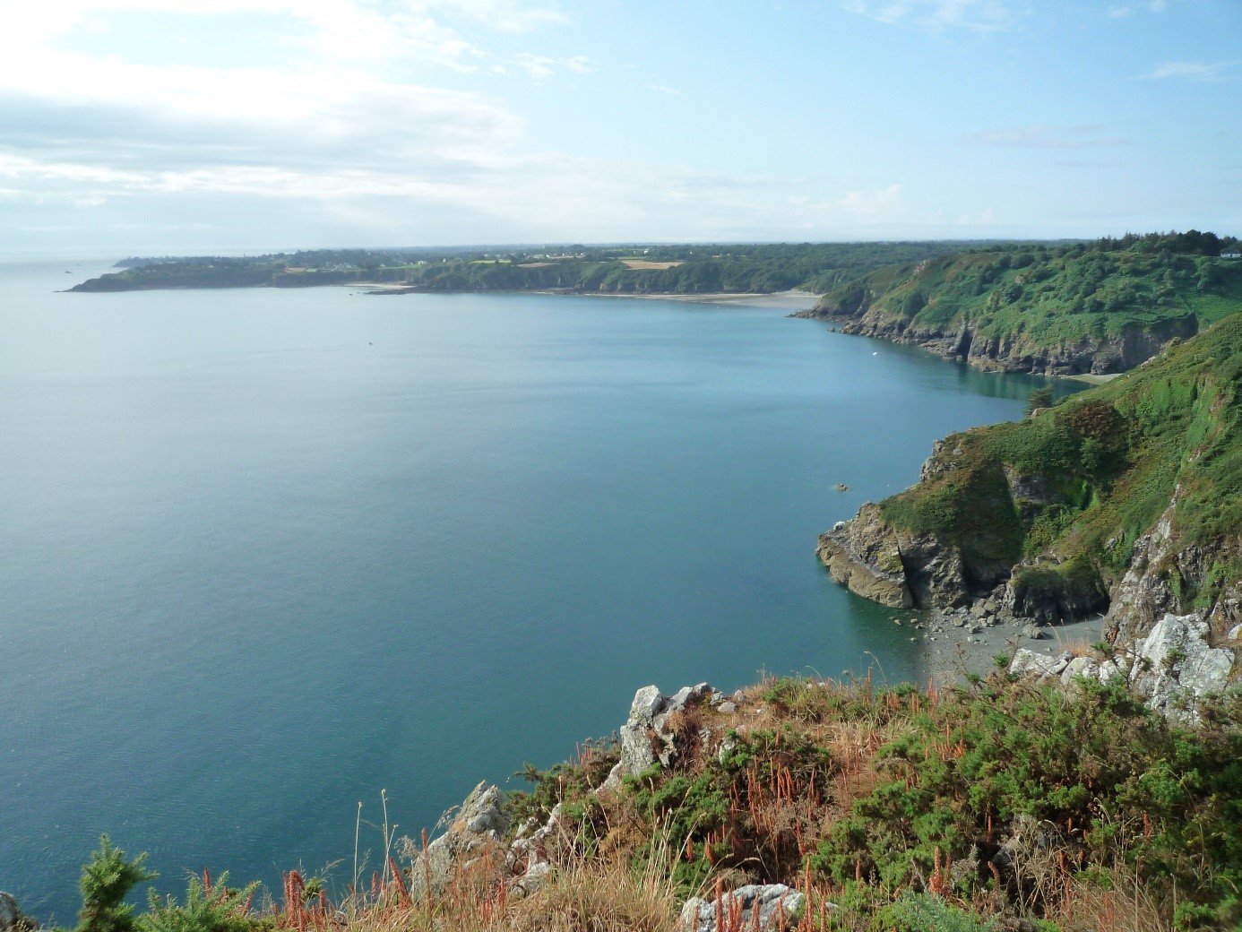 Deuxième bivouac *** sur les hauteurs des falaises de Plouha en Bretagne