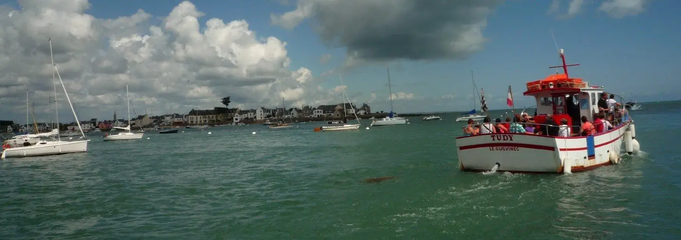 Traversée en bac de l'île Tudy à Loctudy 