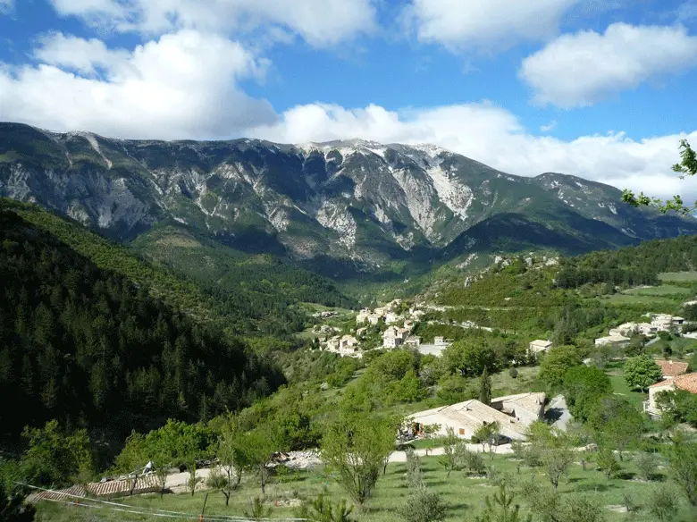 Figure 6 - Vue sur le Mont Ventoux depuis Brante