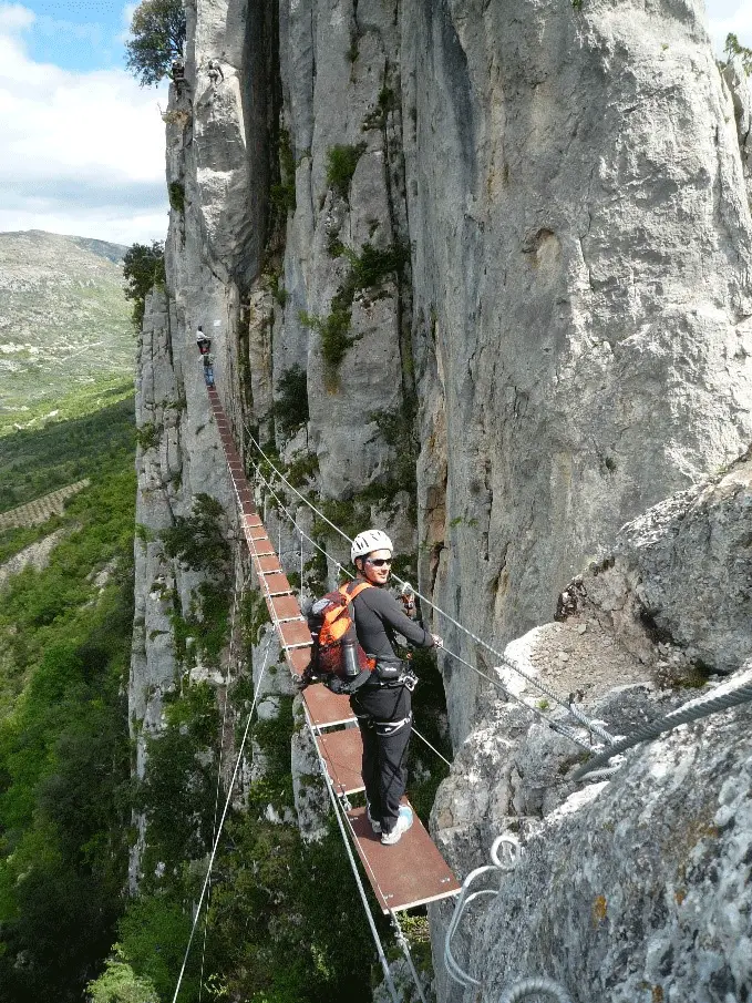 Figure 11 et 12 - Via ferrata de Buis-les Baronnies – la suite