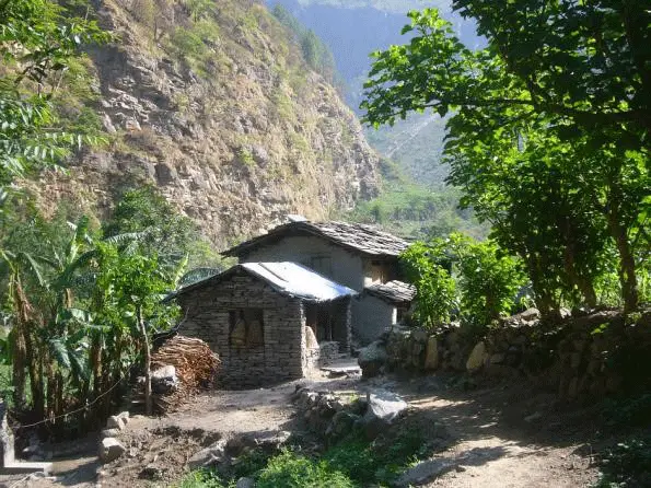 7 : Un village du pays Gurkha