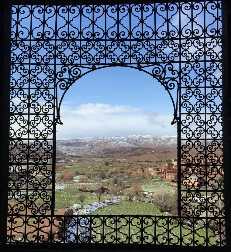 Vue sur Telouet depuis la Kasba