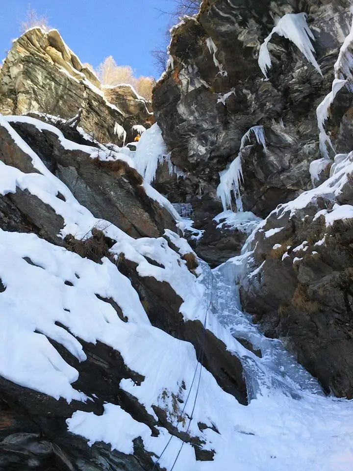 Des conditions moins bien pour la grimpe mais un magnifique paysage