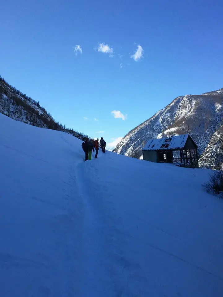 Départ pour cascade de glace 