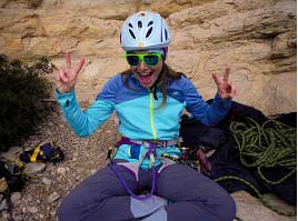 Journée escalade entre filles me donne le sourire