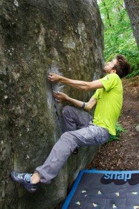 Gros gainage au départ de "Little Karma", 6C