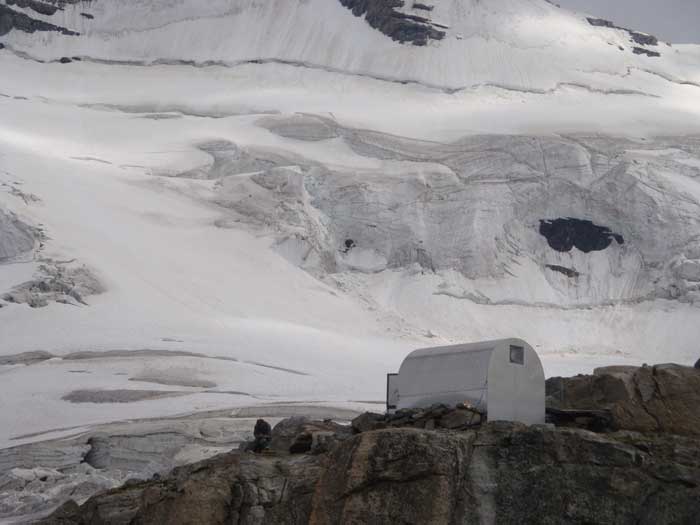 Bivouac Grappein au massif Grand Paradis