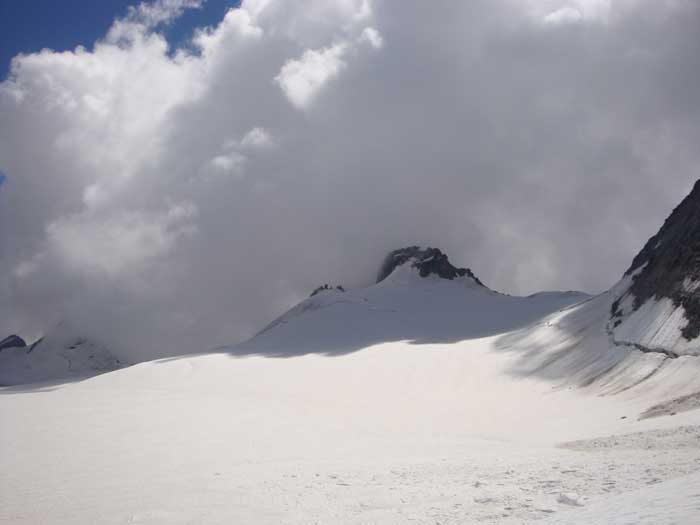 Descente du glacier