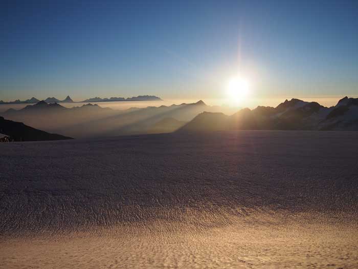 Le bassin supérieur du glacier