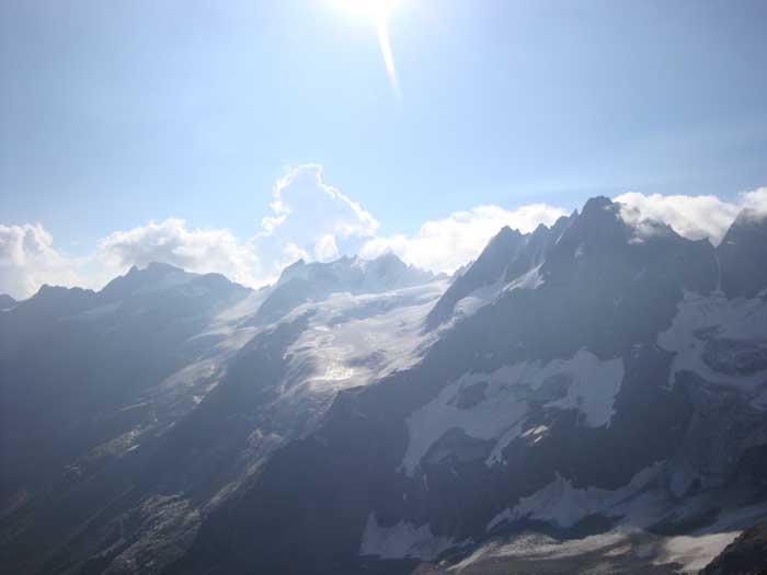 Soleil radieux vers la vallée