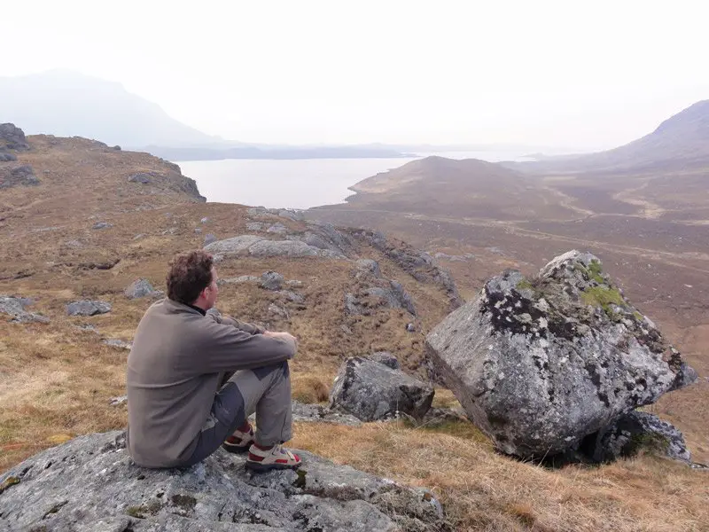 Contemplation a carnmore en Ecosse