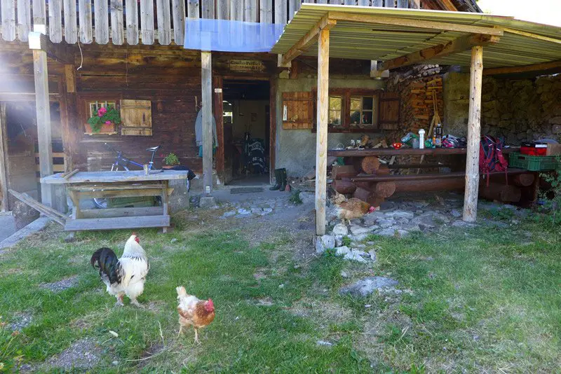 La ferme d’alpage où je suis accueillie chaleureusement par Isabelle et Gérard