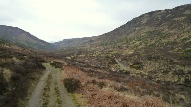 En quittant kinlochewe en Ecosse En quittant kinlochewe en Ecosse