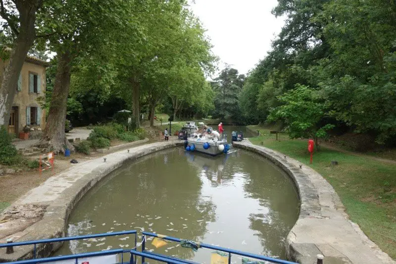 Ecluse du Roc canal du midi