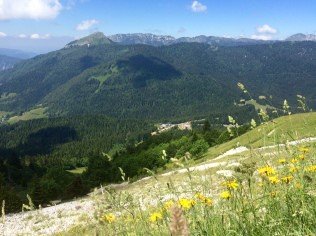 En pleine ascension vers le sommet de Chamechaude