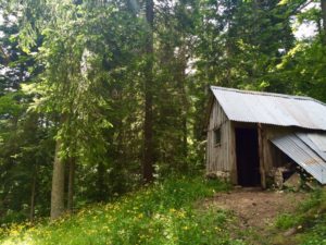 La cabane de Velouse dans la montagne