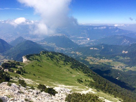 Les quelques mètres avant le sommet Chamechaude