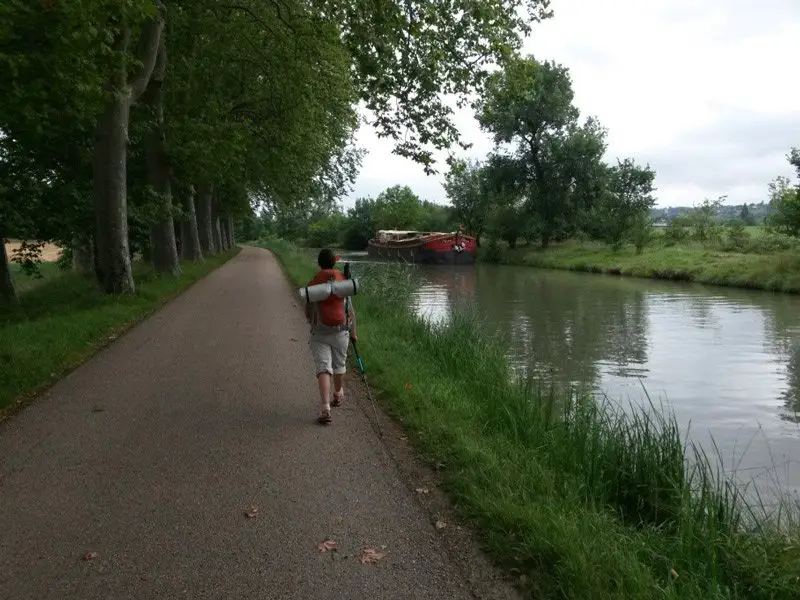 Marche au bord du canal du midi