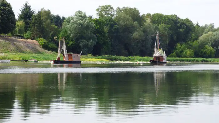 Charmantes gabares sur la loire