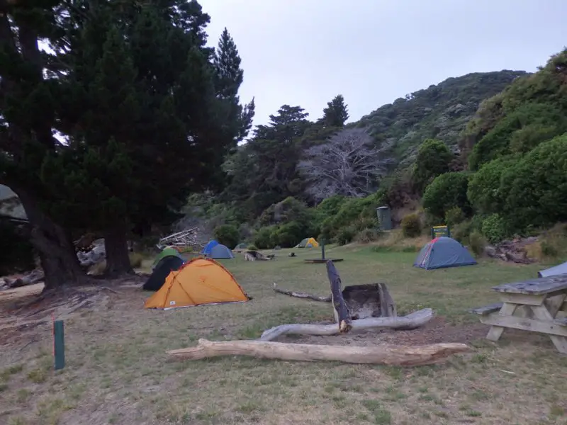 Notre deuxième campement durant notre Trekking en Nouvelle Zélande