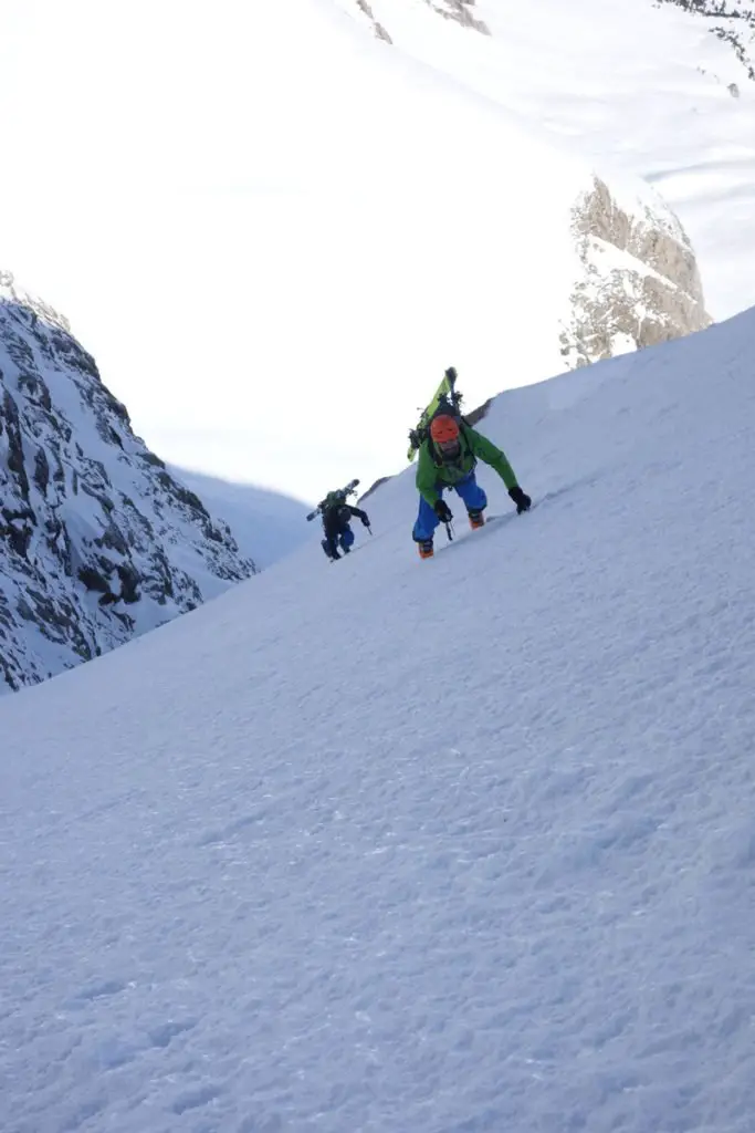 Progression dans le couloir