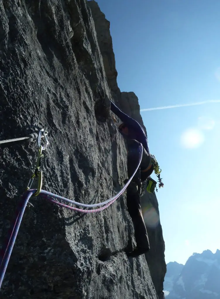 Une ambiance extraordinaire sur la falaise