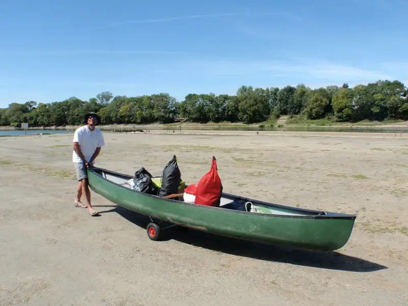 Avant d’arriver, on passe un barrage avec un court portage