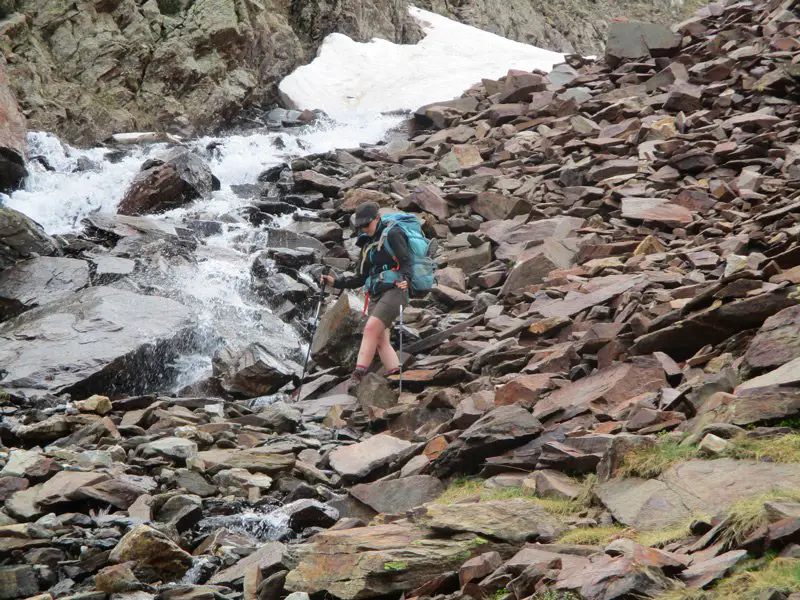 Descente sportive du canyon