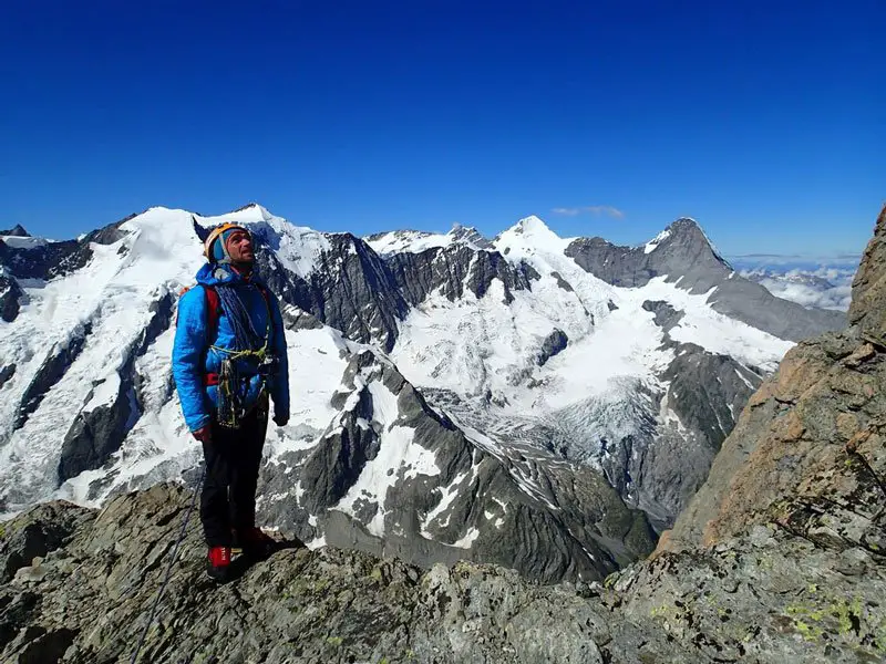 En descendant du Schreckhorn