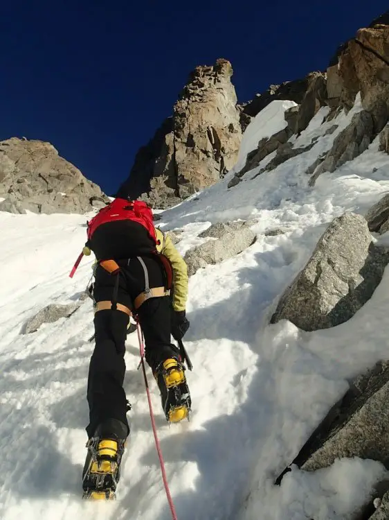 Escalade au col d'émile Tey