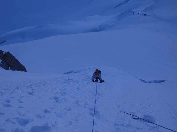 Face nord du Mont Maudit