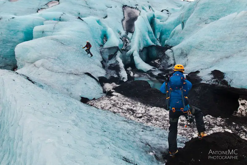 Glacier de solheimajokull