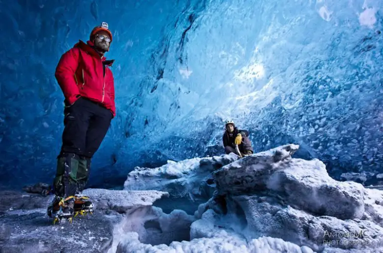 Glacier de vatnajokull en Islande