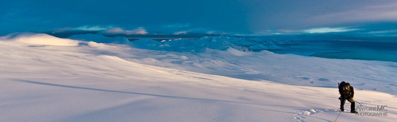 Jolie vue enneigée a snaefellsjokull