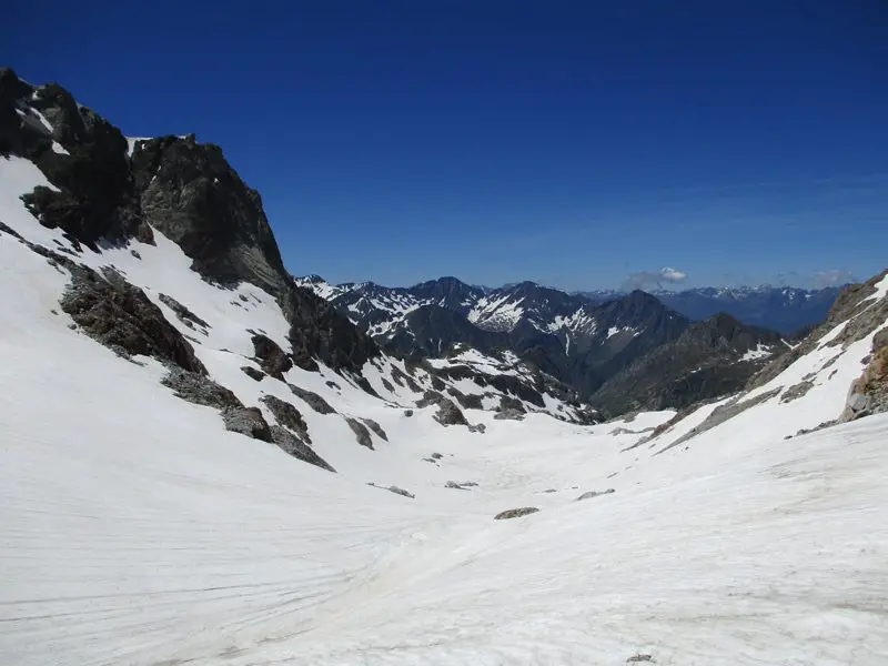 La neige est encore bien présente en cette fin juin