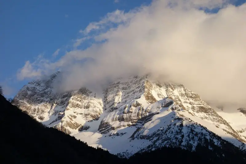 Le couloir Swan aux dernières lueurs du jour