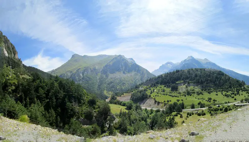 Lors de la montée du col du Somport