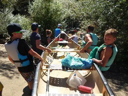 L'équipement pour la descente de la Loire en canoe L