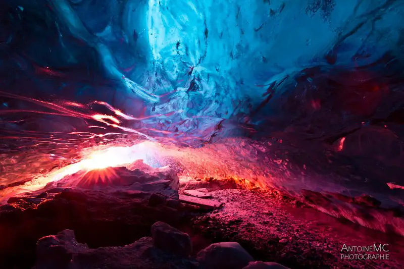 Maganifique glacier vatnajokull en Islande