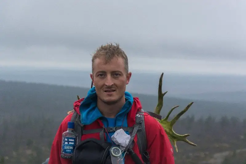 Grégory COIRON dans la brume en laponie