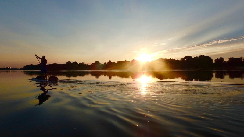 Paddle stand up sur la loire