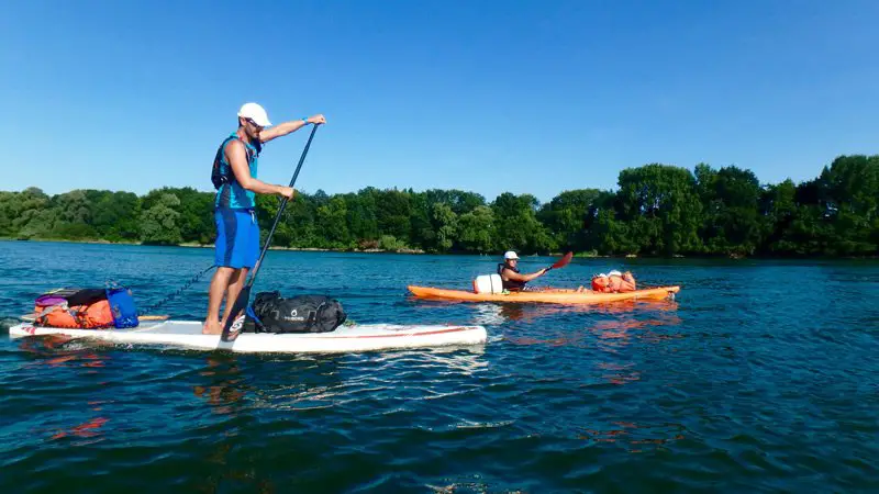 Paddle sur la loire