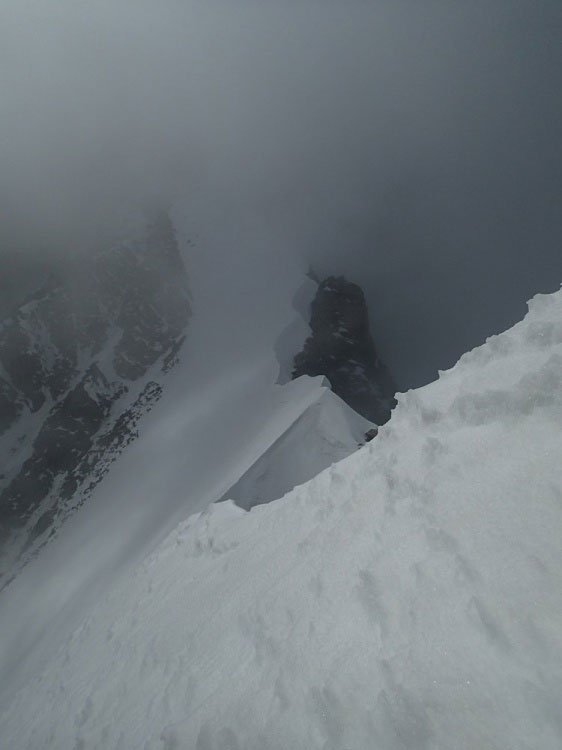 Pilier de l'Angle vue sur l'arête