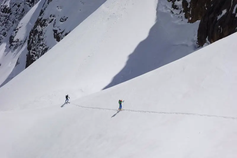 Remontée alpinisme à la hourquette de Pailla