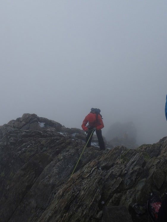 Shreckhorn rappel