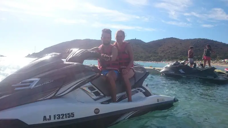 Sortie jet ski en Corse