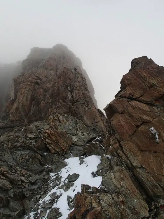 l'arête du Schreckhorn